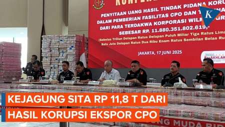 Kejagung Sita Rp 11,8 Triliun dari Kasus Ekspor Kelapa Sawit Mentah
