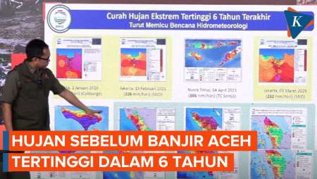 [FULL] Terungkap! Curah Hujan Aceh Sebelum Banjir Tertinggi Dalam 6 Tahun Terakhir