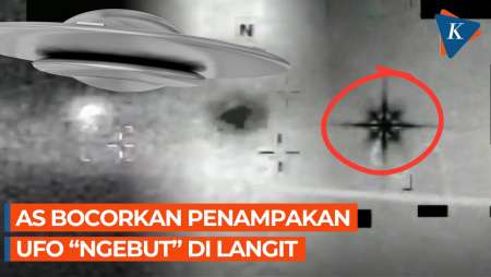 Penampakan UFO "Ngebut" Di Langit, Pentagon Bocorkan Rekaman Misterius Lagi