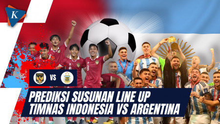 Daftar dan Prediksi Susunan Pemain Indonesia Vs Argentina Malam Ini