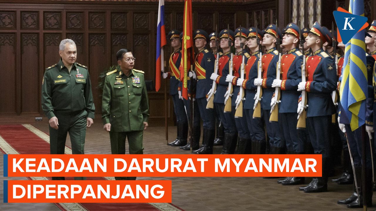 Kepala Junta Myanmar Perpanjang Keadaan Darurat Selama 6 Bulan