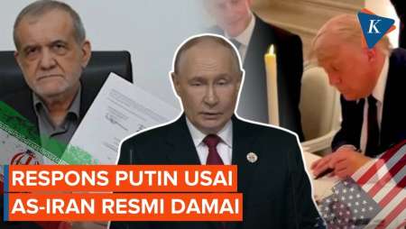 Respons Putin Setelah AS-Iran Teken Kesepakatan Damai