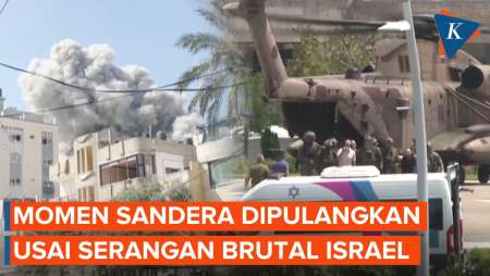 Momen Sandera Tiba di Israel Usai Dibebaskan dalam Serangan yang Tewaskan 274 Orang