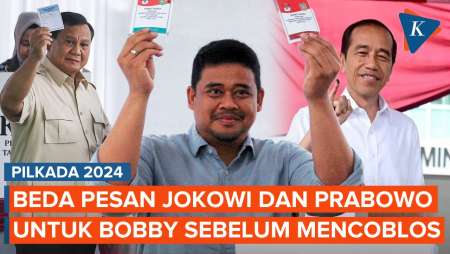 Pesan Berbeda Jokowi dan Prabowo untuk Bobby Sebelum Coblosan, Apa Isinya?