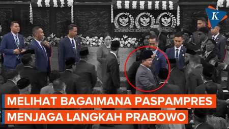 Aksi Paspampres Jaga Prabowo, Bergerak Seperti Bayangan Dan Mata Waspada!