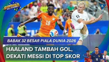 Hasil Norwegia Vs Pantai Gading 2-1, Haaland Cetak Gol Dan Tantang Brasil