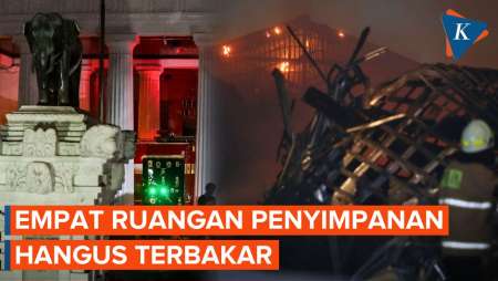 Dampak Kebakaran Museum Nasional, Empat Ruang Penyimpanan Hangus