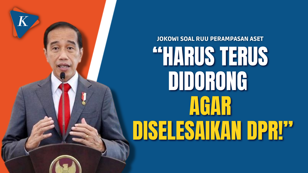 Perintah Jokowi soal RUU Perampasan Aset