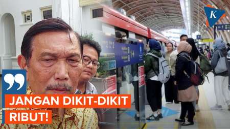 LRT Bermasalah, Luhut: Jangan Terus-Terusan Dibikin Ribut!