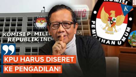 Tegaskan Pentingnya Peradaban Hukum, Mahfud MD Desak Pengusutan Kejahatan Moral KPU