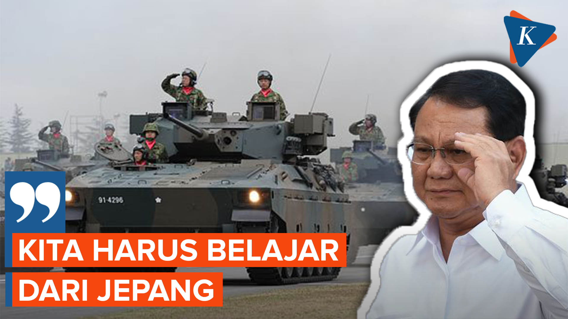 Prabowo Anggap Jepang Salah Satu Panutan Teknologi Militer Dunia