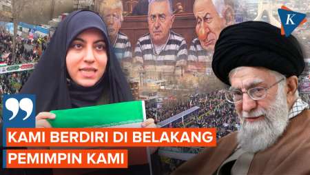 Tak Takut Trump Dan Netanyahu, Warga Iran: Kami Berdiri Di Belakang Ayatollah Khamenei
