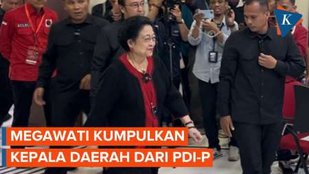 Megawati Kumpulkan Kepala Daerah dari PDI-P, Beri Pengarahan Tertutup