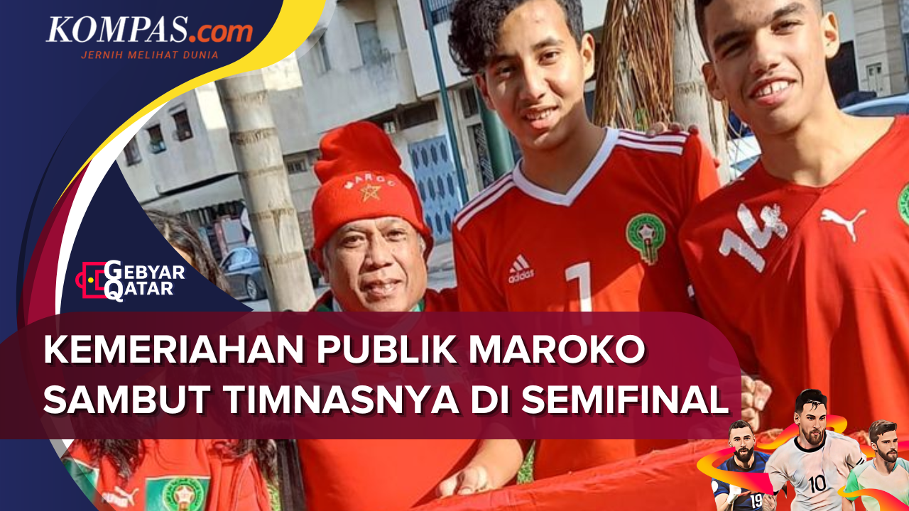 Diaspora Indonesia Ikut Larut dalam Euforia Maroko Lolos ke Semifinal Piala Dunia 2022