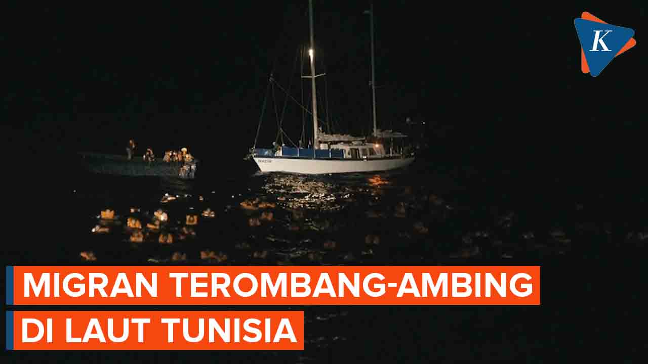 Aksi Dramatis Penyelamatan Migran di Laut