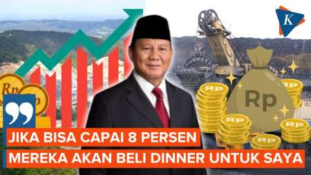 Blak-blakan! Prabowo Taruhan dengan Menteri Negara Lain Ekonomi RI Bisa Tumbuh 8 Persen