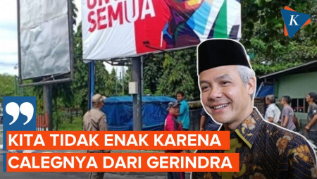 Minta Balihonya Dicopot, Ganjar: Nutupin Caleg Gerindra