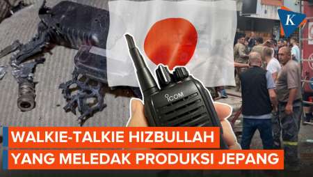 Walkie-Talkie Hizbullah yang Meledak Berasal dari Jepang