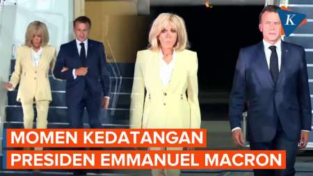 [FULL LENGKAP] Momen Kedatangan Presiden Perancis Emmanuel Macron di Indonesia