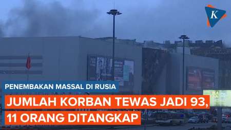 Penembakan di Gedung Konser Moskwa: 93 Orang Tewas, 11 Orang Ditangkap