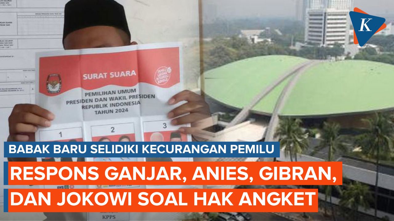 Ganjar-Anies Cari Keadilan Pemilu Lewat Hak Angket, Jokowi-Gibran Beri Jalan