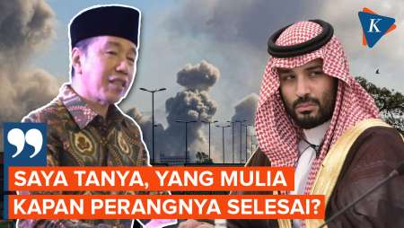 Telepon MBS, Jokowi: Yang Mulia, Kapan Perang Timur Tengah Selesai?