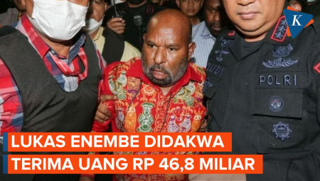 Lukas Enembe Didakwa Terima Suap dan Gratifikasi Rp 46,8 Miliar