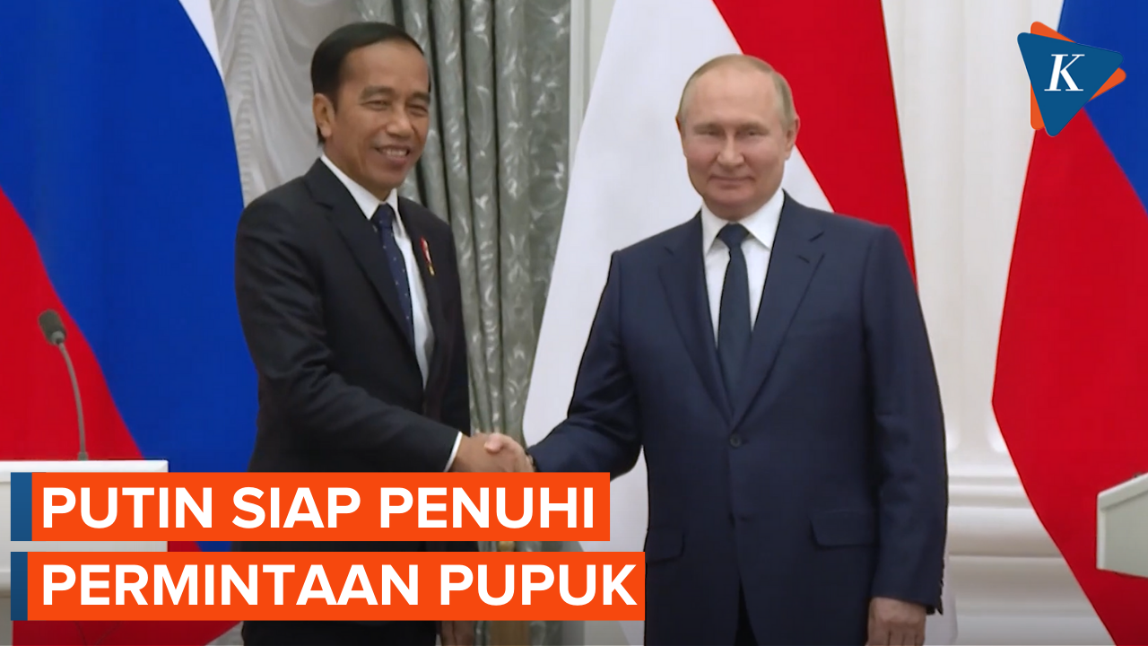 Putin Sampaikan pada Jokowi Siap Penuhi Permintaan Pupuk