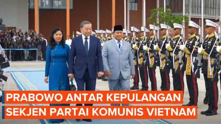 [FULL] Tawa Prabowo Antar Kepulangan Sekjen Partai Komunis Vietnam