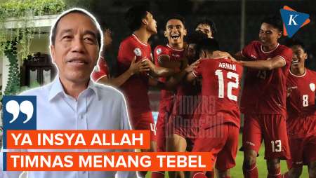 Jokowi Akan Nonton Langsung Indonesia Vs Laos: Insya Allah Menang Setebal-tebalnya!