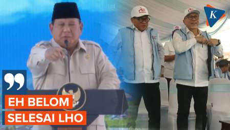 Prabowo Tegur MC Peluncuran Koperasi Merah Putih! Hadirin Kaget, Diam Lalu Tepuk Tangan
