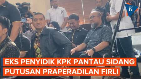 Pantau Sidang Putusan Praperadilan, Eks Penyidik KPK Minta Polri Tahan Firli Bahuri