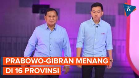 Rekapitulasi Suara 16 Provinsi Selesai, Prabowo-Gibran Menang di Semua Daerah