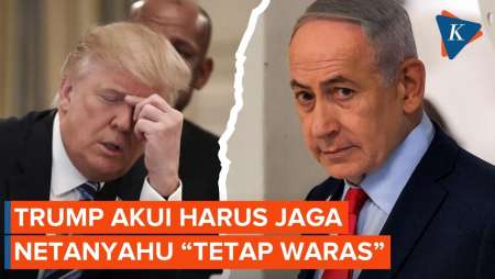 Kesal Israel Terus Serang Lebanon, Trump Akui Harus Jaga Netanyahu “Tetap Waras”