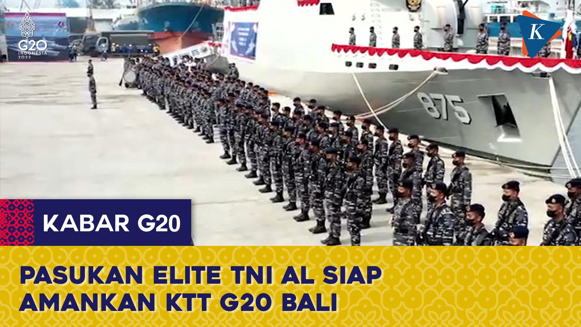 Pasukan Elite TNI AL Dikerahkan untuk Amankan KTT G20 Bali