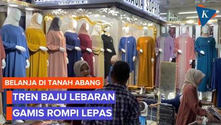 Tren Gamis Rompi Lepas Lagi Ramai Di Pasar Tanah Abang