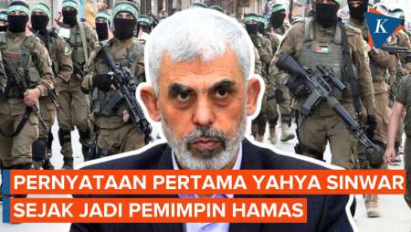 Yahya Sinwar Keluarkan Pernyataan Pertama sejak Jadi Pemimpin Hamas