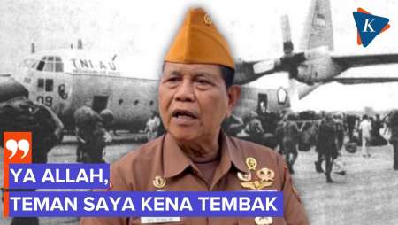 Veteran Ziarah Ke Makam Rekan Seperjuangan: Dia Kena Tembak Di Depan Saya