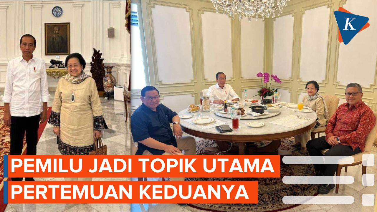 Isi Pembahasan Pertemuan Jokowi dan Megawati di Istana