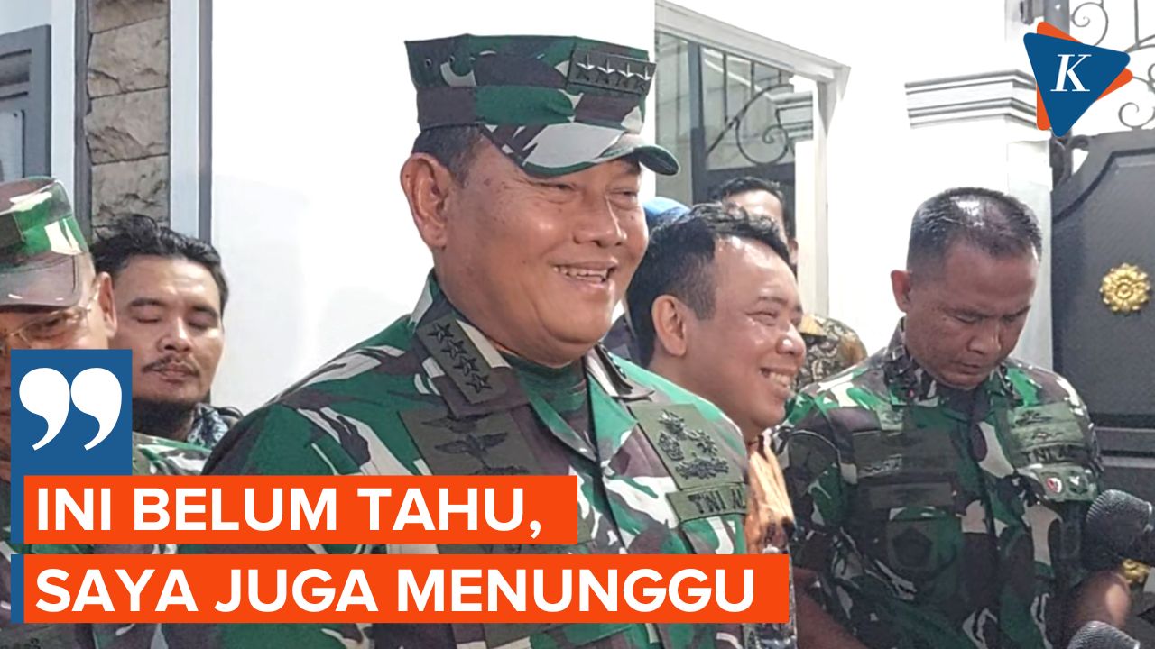 Yudo Margono Tunggu Jadwal Dilantik Jadi Panglima TNI