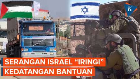 Serangan Israel Kian Intens Saat Konvoi Bantuan Kemanusiaan Tiba di Gaza