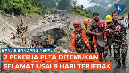 2 Pekerja Nepal Diselamatkan Usai 9 Hari Terjebak Di Terowongan PLTA, Begini Kondisinya