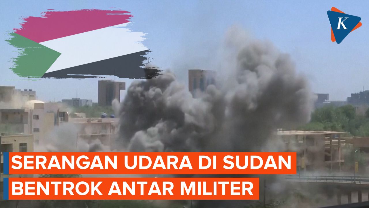 Detik-Detik Ibu Kota Sudan Dihajar Serangan Udara