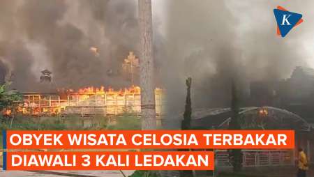 Obyek Wisata Celosia Kab.Semarang Terbakar, Terdengar 3 Kali Ledakan!