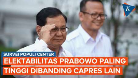 Survei Populi Center: Prabowo Raih Elektabilitas Tertinggi, Disusul Anies dan Ganjar