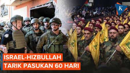 Israel-Hizbulah Tarik Pasukan Selama 60 Hari ke Depan