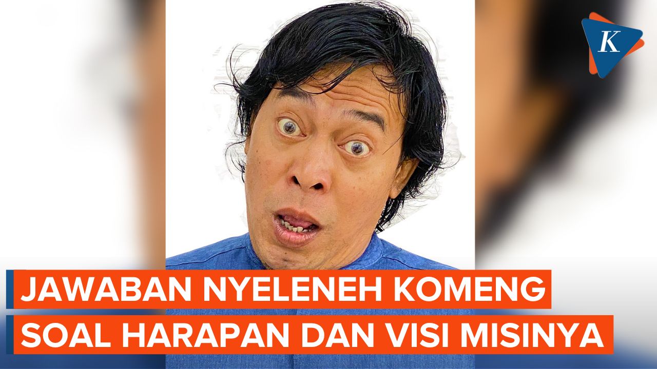 Kelakar Komeng Saat Diwawancara, Takut Dipanggil KPK dan Ingin Budaya Indonesia Jadi Penjajah