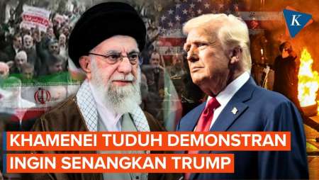 Khamenei Menolak Mundur, Tuduh Demonstran Iran Mau Senangkan Trump