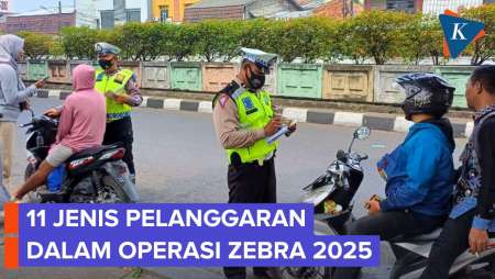 Operasi Zebra Bergulir Hari Ini Di Jakarta, Ada 11 Jenis Pelanggaran