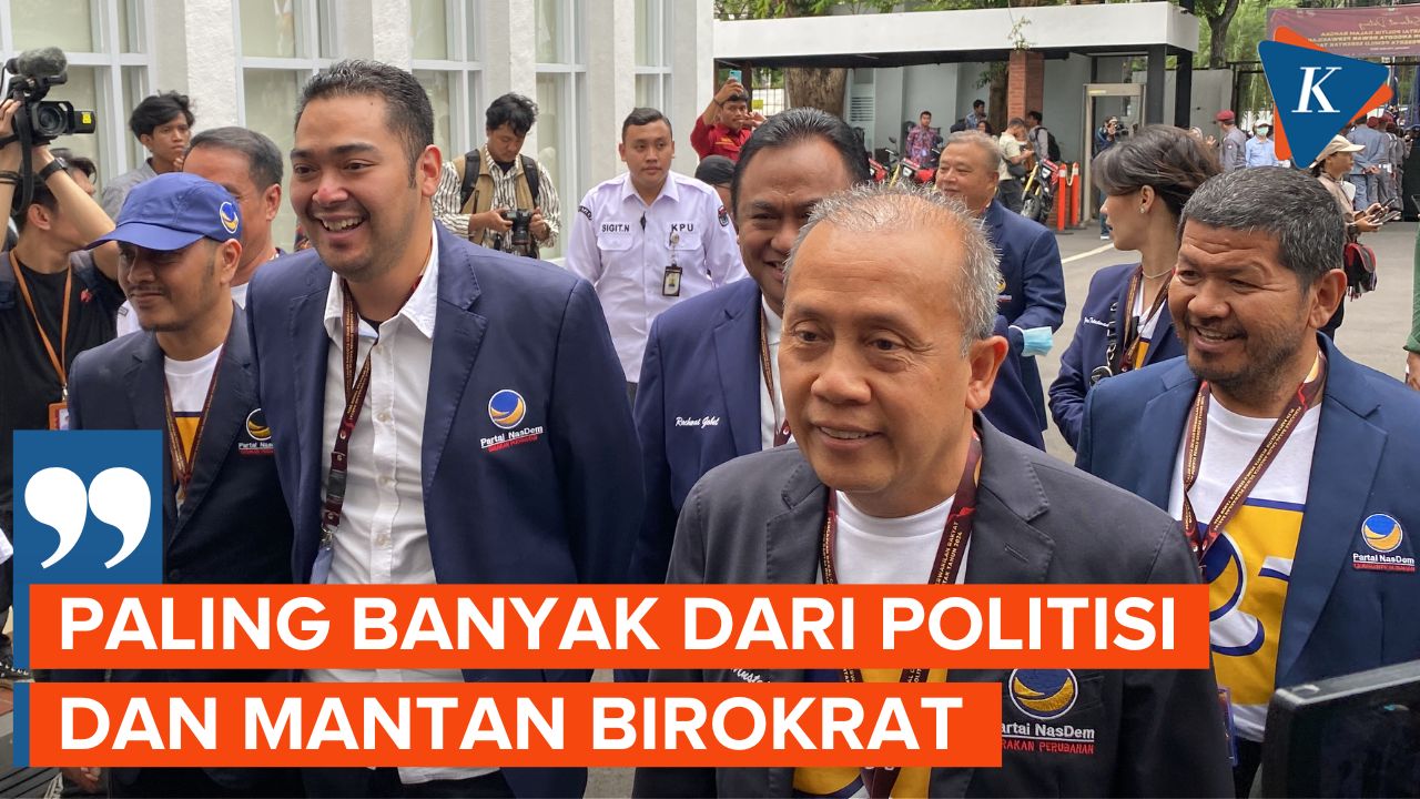 Nasdem Daftarkan Bacaleg ke KPU, Ada Nama Menteri yang Maju Caleg